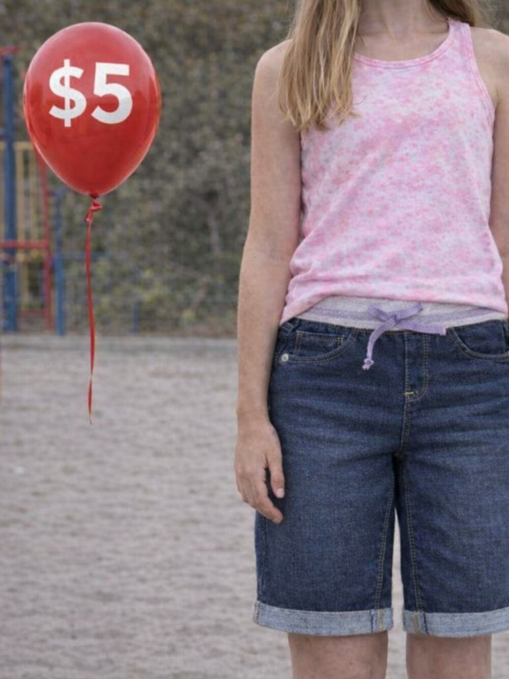 Sweet Butterfly Bermuda Jean Shorts With Stretch Waist